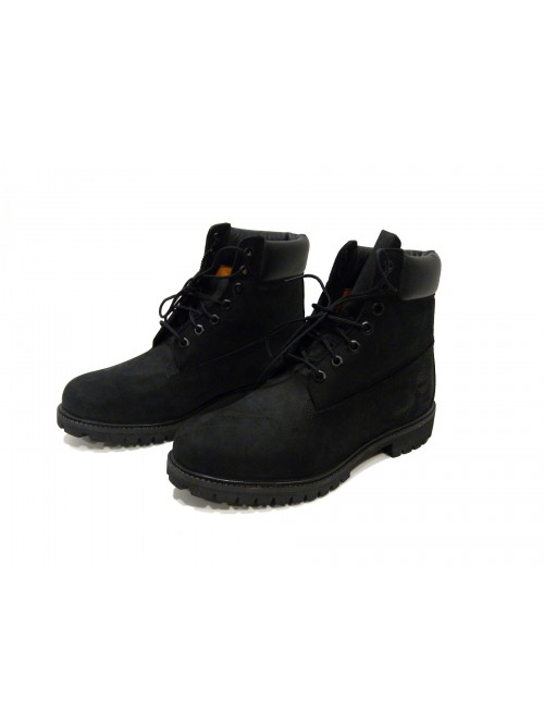 Timberland Stivaletto Uomo Mod. TB010073 001 Premium Waterproof Black Nubuck