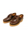 Timberland Scarpa Uomo Mod. TB030003 214 Handsewn Boat MD Brown Ful Grain