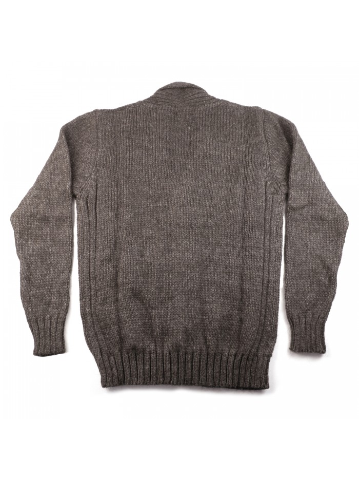 Alan Devis Cardigan Man Mod 3807 5610 COL 480 Melange Brown