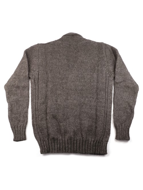 Alan Devis Cardigan Uomo Mod 3807 5610 COL 480 Melange Marrone