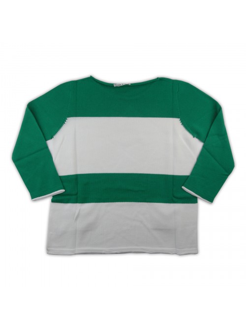 Daniel & Mayer Maglia Donna Mod. 16242 Bianco/Verde Daniel & Mayer Maglia Donna Mod. 16242 Bianco/Verde