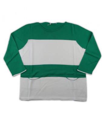 Daniel & Mayer Women's Shirt Mod. 16242 White / Green 2