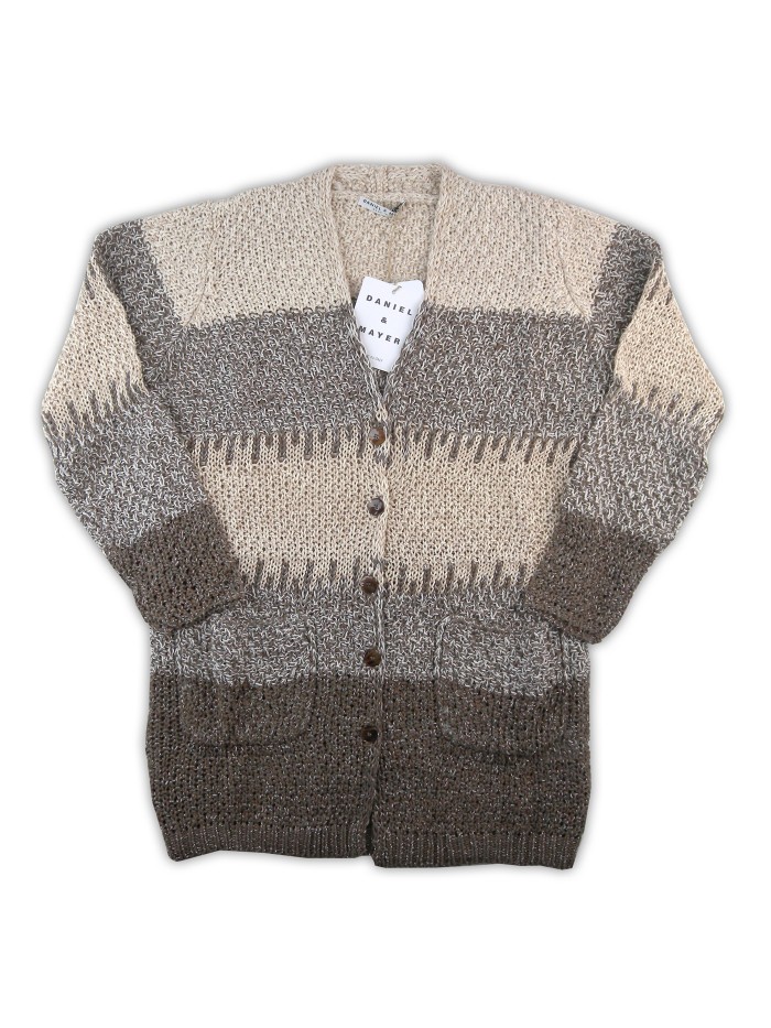 Daniel & Mayer Cardigan Donna Mod. 3887 COL Beige/Tortora Daniel & Mayer Cardigan Donna Mod. 3887 COL Beige/Tortora