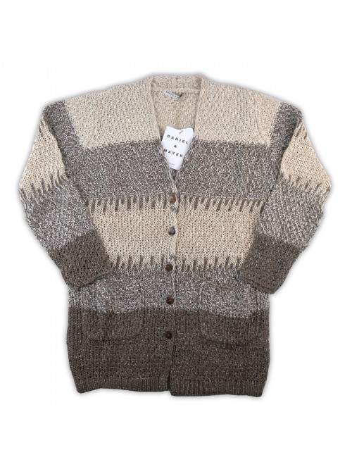 Daniel & Mayer Cardigan Donna Mod. 3887 COL Beige/Tortora Daniel & Mayer Cardigan Donna Mod. 3887 COL Beige/Tortora