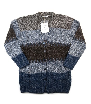 Daniel & Mayer Cardigan Donna Mod. 3887 COL Blu/Marrone