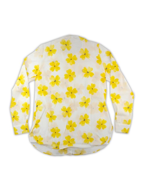 Daniel & Mayer Women's Shirt Mod. Camogli Yellow Flower