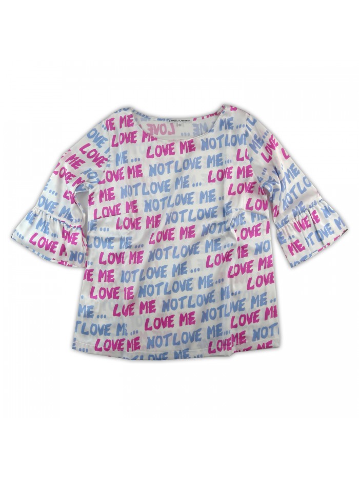 Daniel & Mayer Blusa Donna Mod. Lettering Bianco Daniel & Mayer Blusa Donna Mod. Lettering Bianco