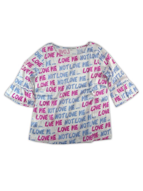 Daniel & Mayer Blusa Donna Mod. Lettering Bianco Daniel & Mayer Blusa Donna Mod. Lettering Bianco