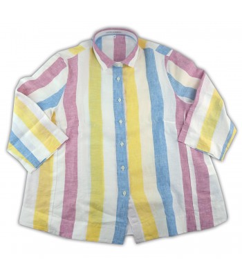 Daniel & Mayer Women's Shirt Mod. Cafè Multicolor Striped