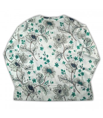 Daniel & Mayer Women's Green Floral Blouse 2