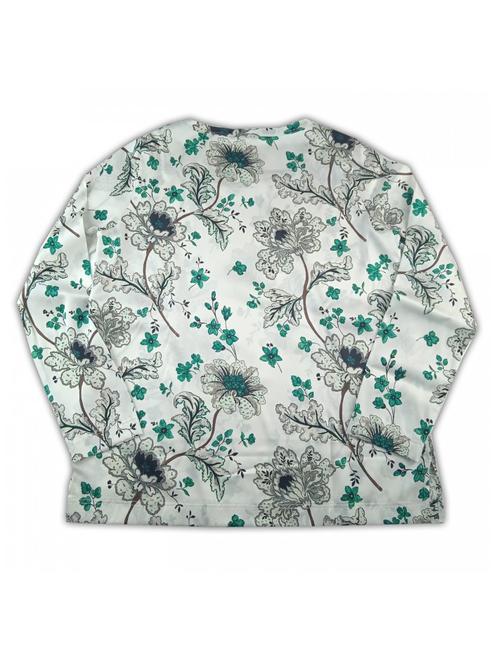Daniel & Mayer Blusa Donna Floreale Verde