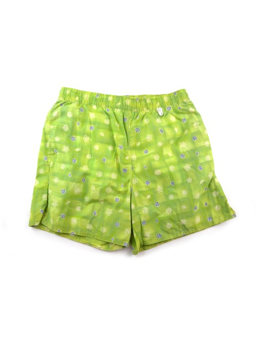 Loro Piana Costume Uomo Surfer Mod. 62 641 01 Millefiori Verde