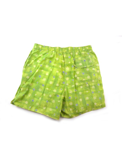 Loro Piana Costume Uomo Surfer Mod. 62 641 01 Millefiori Verde