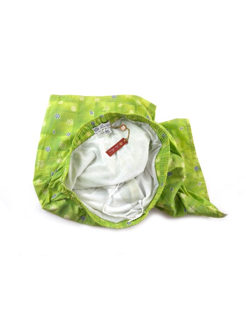 Loro Piana Costume Uomo Surfer Mod. 62 641 01 Millefiori Verde