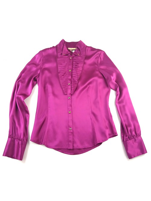 Roberto Cavalli Women's Shirt Art. 08ACD201 Magenta Roberto Cavalli Women's Shirt Art. 08ACD201 Magenta