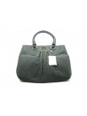 Woman bag matte effect with double handle.