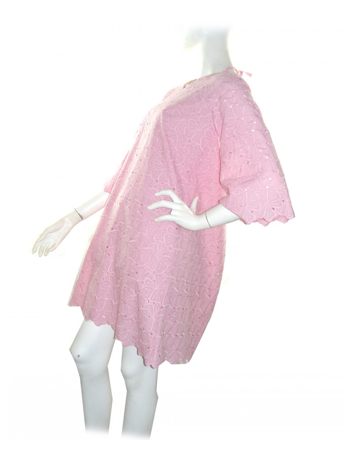 i Blues Abito Donna Fantasia Sangallo Floreale Rosa