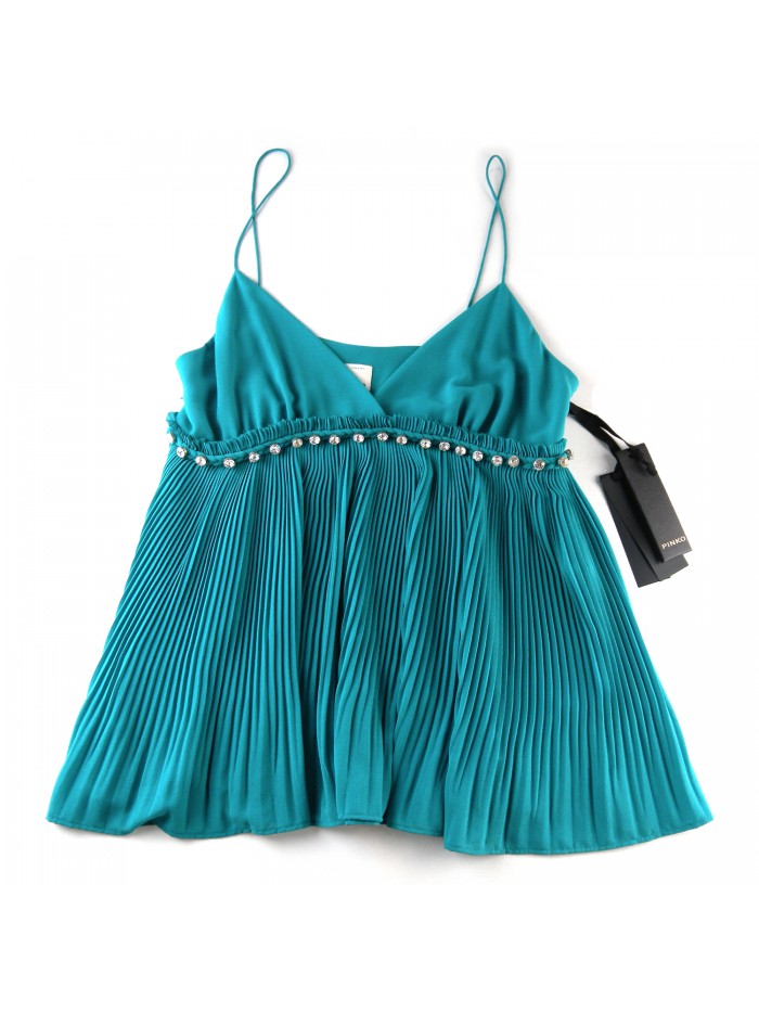 Pinko Maglia Donna Mod. Filippo Top Smeraldo Pinko Maglia Donna Mod. Filippo Top Smeraldo