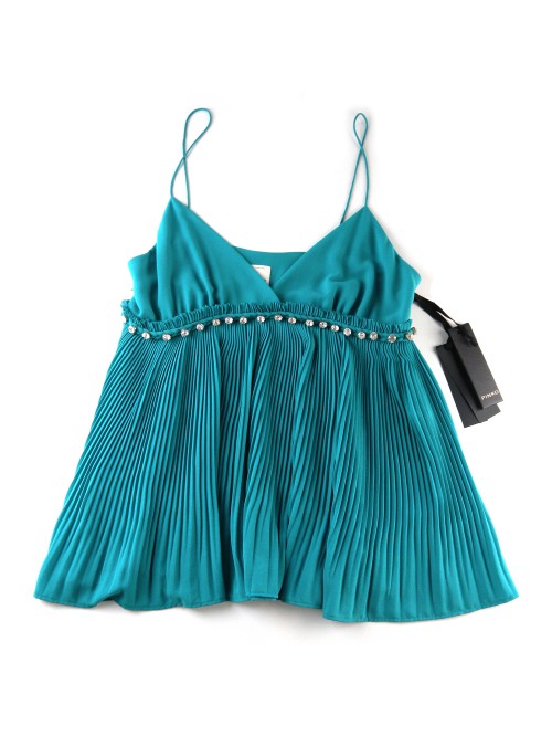 Pinko Maglia Donna Mod. Filippo Top Smeraldo Pinko Maglia Donna Mod. Filippo Top Smeraldo