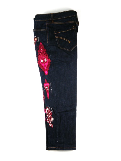 Dondup Jeans Donna Koons DP268B DS0257D A27W COL 800 Blu Scuro Nero