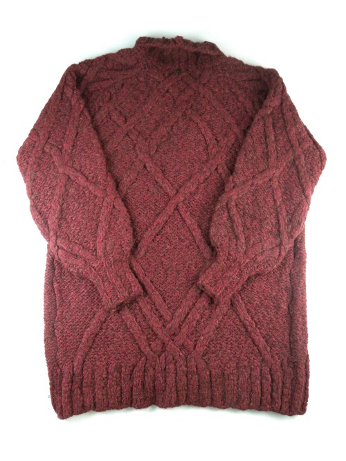 Dondup Women's Cardigan DT147 M00804D Bordeaux Melange