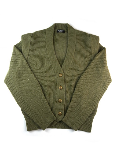 Dondup Women's Cardigan DA165 M00789D COL 656 Grass