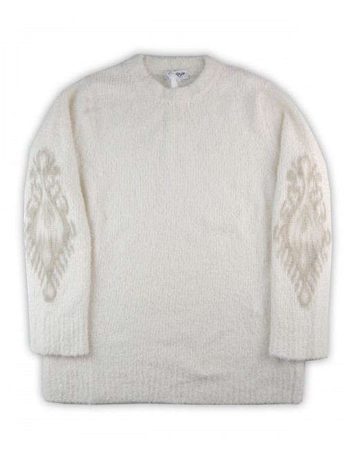 Dondup Maglione Donna DT 133 M00803D Panna