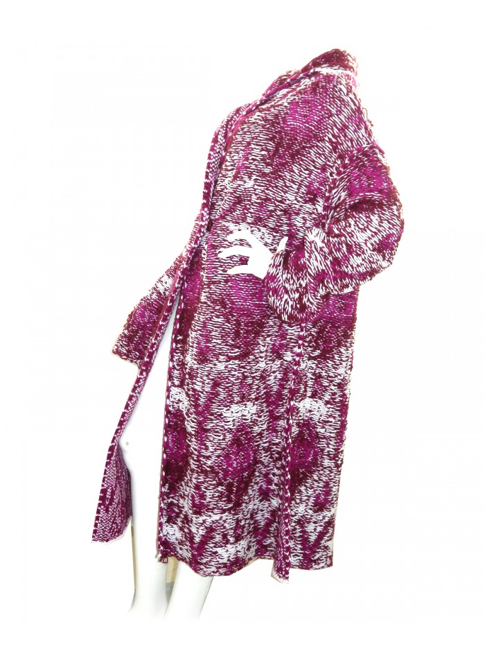 Dondup Women's Long Cardigan DT 155 M0081D COL002 Magenta