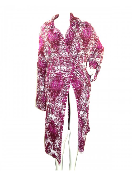 Dondup Cardigan Lungo Donna DT 155 M0081D COL002 Magenta Dondup Cardigan Lungo Donna DT 155 M0081D COL002 Magenta