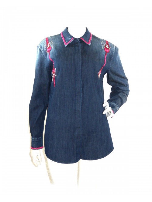 Dondup Women's Shirt DL 081 DS0259D COL800 Jeans