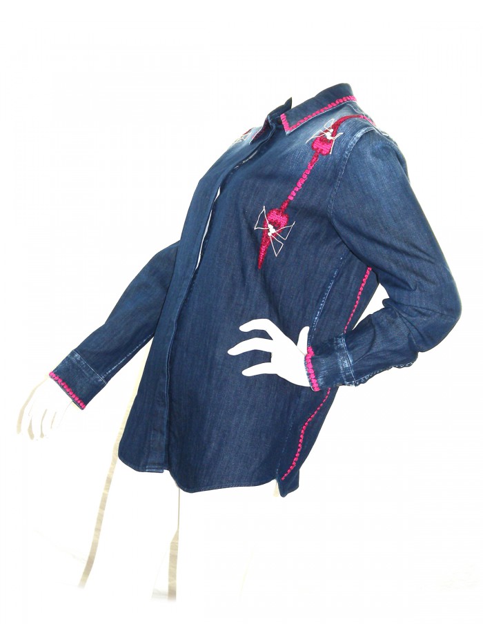 Dondup Camicia Donna DL 081 DS0259D COL800 Jeans