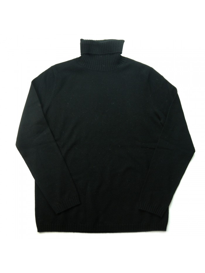 Daniel & Mayer Women's Turtleneck Mod. W221112 Plain Black Daniel & Mayer Women's Turtleneck Mod. W221112 Plain Black