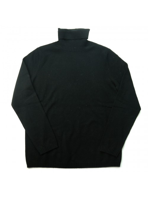 Daniel & Mayer Women's Turtleneck Mod. W221112 Plain Black Daniel & Mayer Women's Turtleneck Mod. W221112 Plain Black