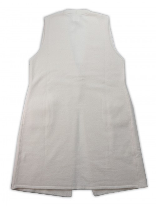 Daniel & Mayer Women's Vest Mod. W22060 Plain Ivory