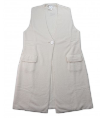 Daniel & Mayer Women's Vest Mod. W22060 Plain Ivory