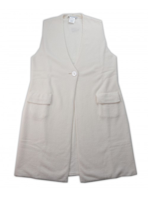 Daniel & Mayer Women's Vest Mod. W22060 Plain Ivory Daniel & Mayer Women's Vest Mod. W22060 Plain Ivory