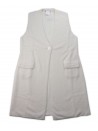 Daniel & Mayer Women's Vest Mod. W22060 Plain Ivory