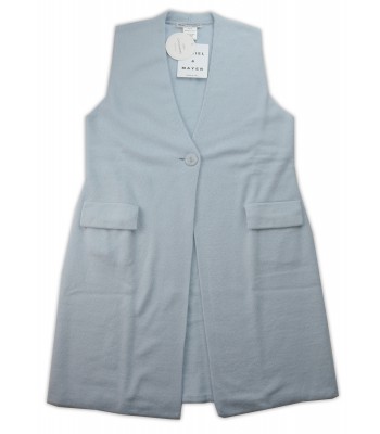 Daniel & Mayer Women's Vest Mod. W22060 Light Blue Unita