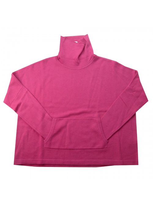 Daniel & Mayer Women's Sweater Mod. WC65322 Plain Fuxsia Daniel & Mayer Women's Sweater Mod. WC65322 Plain Fuxsia