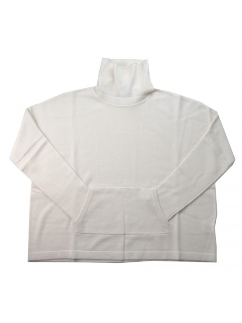 Daniel & Mayer Women's Sweater Mod. WC65322 Plain Ivory Daniel & Mayer Women's Sweater Mod. WC65322 Plain Ivory