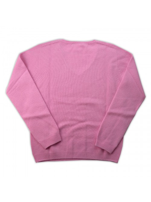 Daniel & Mayer Women's Sweater Mod. 14037 Plain Rose
