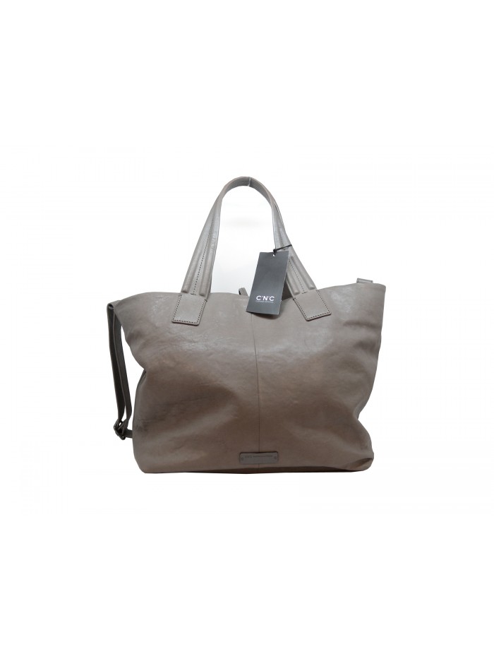 Shopper woman bag, double handle and adjustable shoulder strap