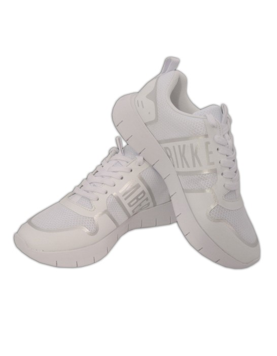 Bikkembergs Scarpe Uomo Art. B4BKM0170 Bianca Silver