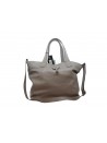Shopper woman bag, double handle and adjustable shoulder strap