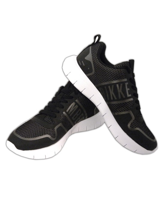 Bikkembergs Men's Shoes Art. B4BKM0170 Black Silver