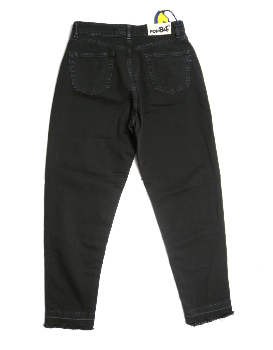 POP84 Jeans Donna Art. BL295-S Kim Bull Nero