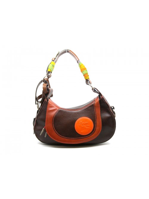 Borsa Donna Sella di Cavallo, con stampa in rilievo logo arancione. Borsa Donna Sella di Cavallo, con stampa in rilievo logo arancione.