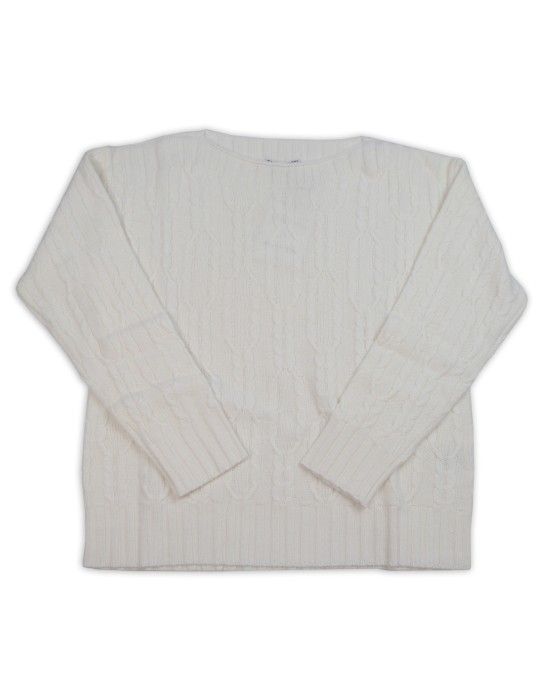 Daniel & Mayer Maglia Donna Mod. 72323 Trecce Bianco Daniel & Mayer Maglia Donna Mod. 72323 Trecce Bianco