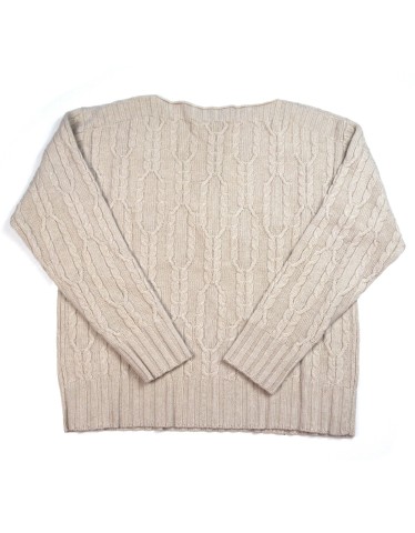 Daniel & Mayer Maglia Donna Mod. 72323 Trecce Beige 2