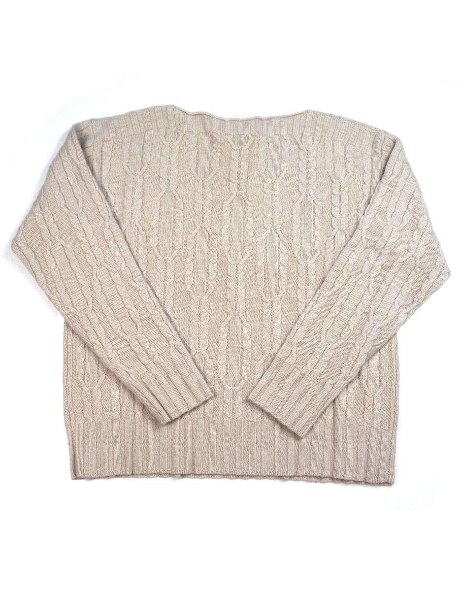 Daniel & Mayer Maglia Donna Mod. 72323 Trecce Beige